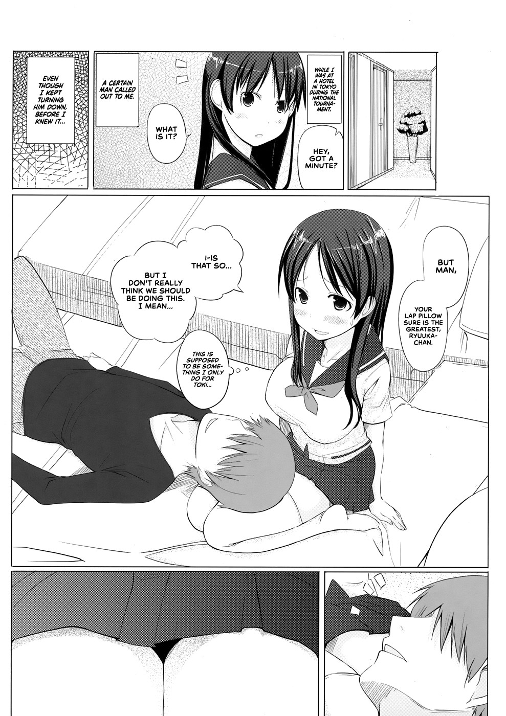 Hentai Manga Comic-Ryuuka's Lap Pillow-Read-2